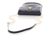 Chanel Small Navy Quilted Calfskin Pearl Strap Bag