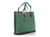 Chanel Green Soft Quilted Lambskin Country Club Tote