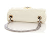 Chanel White Perforated Leather Drill Reissue Flap