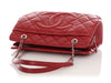 Chanel Red Quilted Caviar Timeless CC Soft Tote