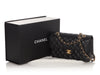 Chanel Small Black Quilted Caviar Classic Double Flap