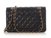 Chanel Small Black Quilted Caviar Classic Double Flap