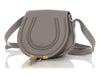 Chloé Mini Cashmere Gray Marcie Saddle Bag