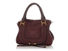 Chloe Medium Dark Velvet Marcie Satchel