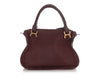 Chloe Medium Dark Velvet Marcie Satchel