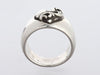 Chrome Hearts Sterling Silver Heart Band Ring