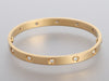 Cartier 18K Yellow Gold 10 Diamond Love Bracelet 18