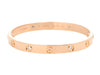 Cartier 18K Pink Gold 4-Diamond Love Bracelet 16