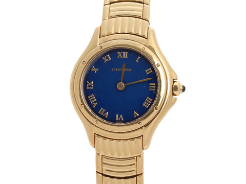 Cartier 18K Yellow Gold Cougar Watch 27