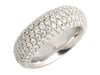 18K White Gold 2.25-Carat Pavé Diamond Eternity Band Ring