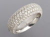 18K White Gold 2.25-Carat Pavé Diamond Eternity Band Ring