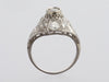 Platinum Diamond Art Deco Ring