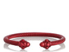 David Yurman Red Aluminum Renaissance Cable Bracelet 5mm