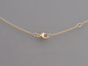 David Yurman 18K Yellow Gold, Navy Enamel, and Diamond Charm Pendant Necklace