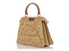 Fendi Medium Raffia Peekaboo IseeU