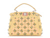 Fendi Mini Yellow Crystal Beaded Peekaboo