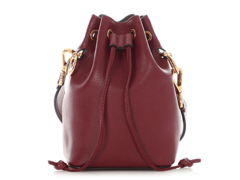 Fendi Mini Red Calfskin Mon Trésor