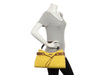 Gucci Yellow Canvas Bamboo Shoulder Bag