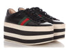 Gucci Black Peggy Platform Sneakers