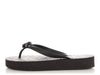 Gucci Black GG Rubber Thong Sandals