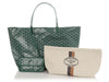 Goyard Green Saint-Louis GM Tote with Nécessaire Organizer Pouch