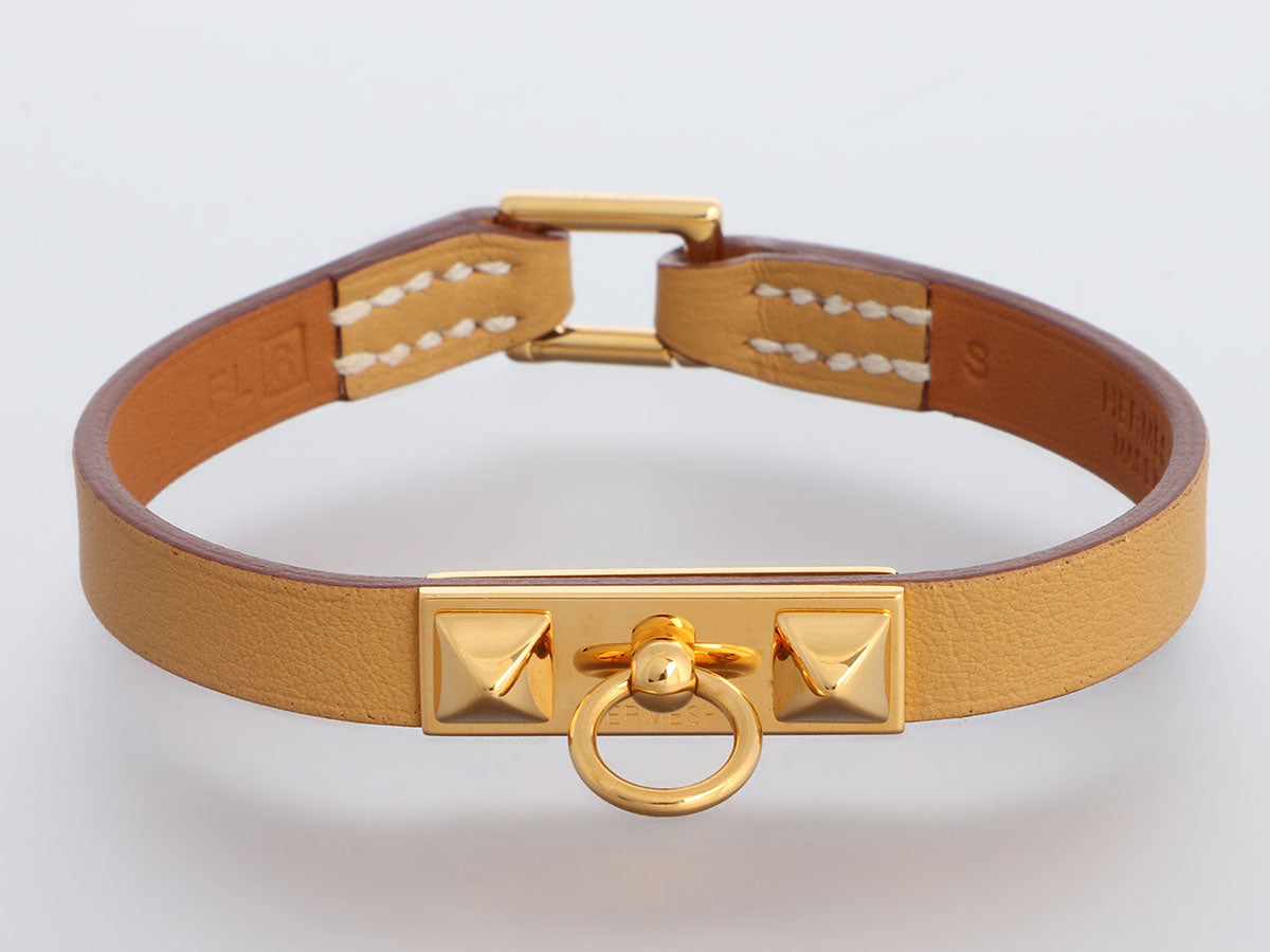 Hermès Barenia Kelly Dog Bracelet - Ann's Fabulous Closeouts