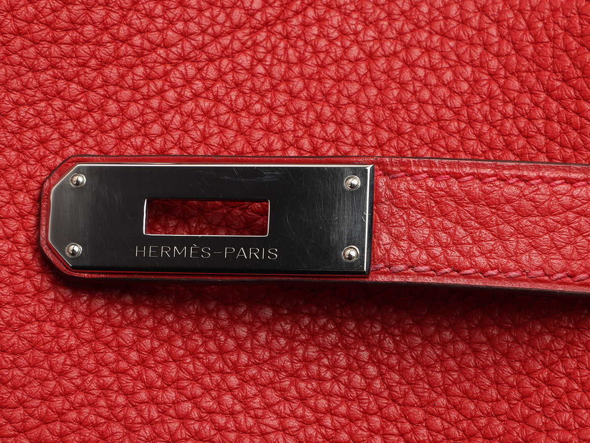 Kelly 35 leather handbag Hermès Pink in Leather - 10043001