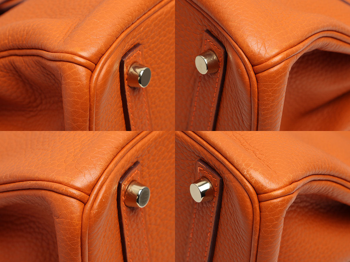Hermès Birkin 30 Orange Togo Gold Hardware GHW — The French Hunter