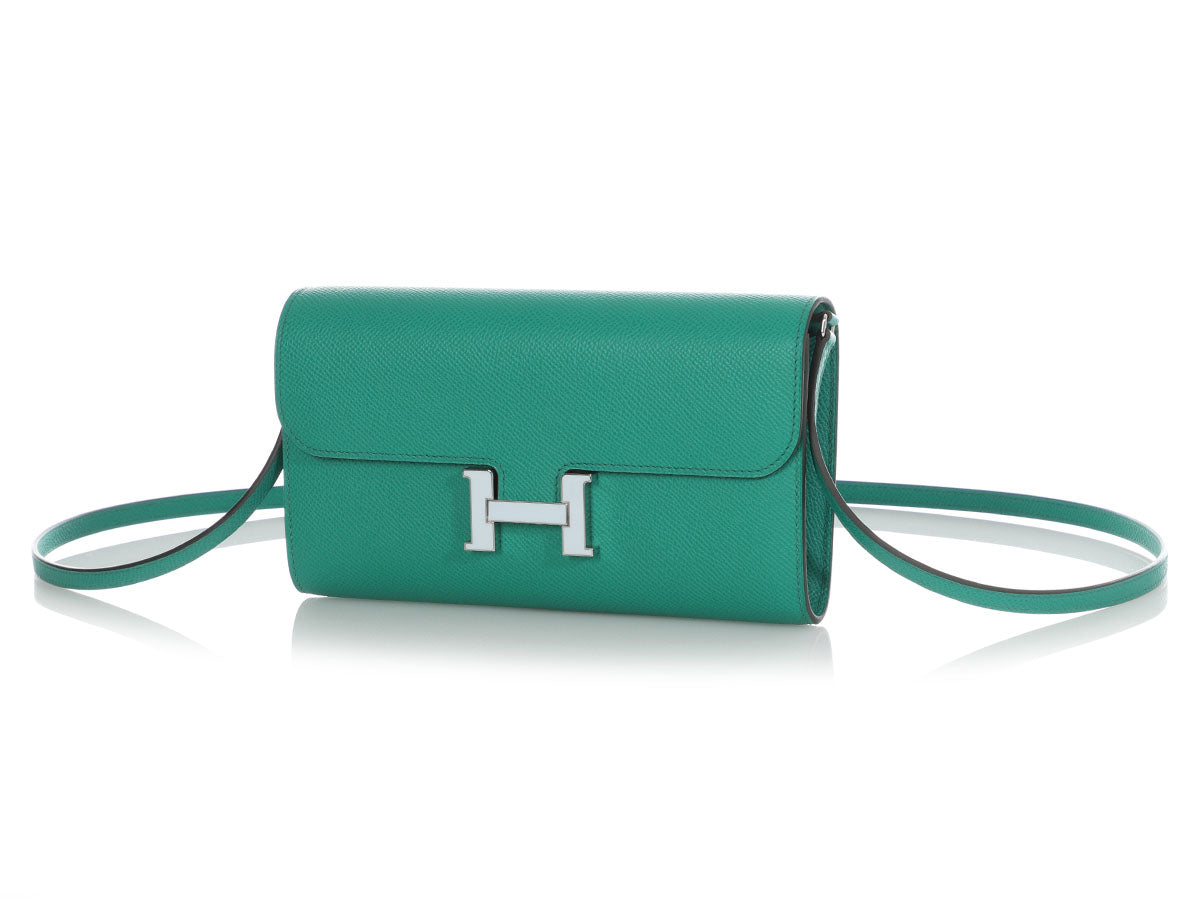 Hermes Vert Vertigo Epsom Constance 18cm Bag  Hermes handbags, Hermes  crossbody bag, Hermes constance bag