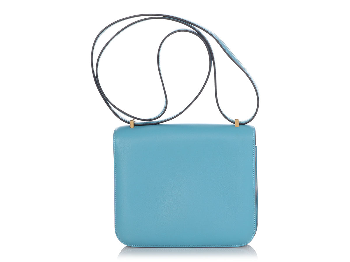 Hermes bleu du Nord mini lindy