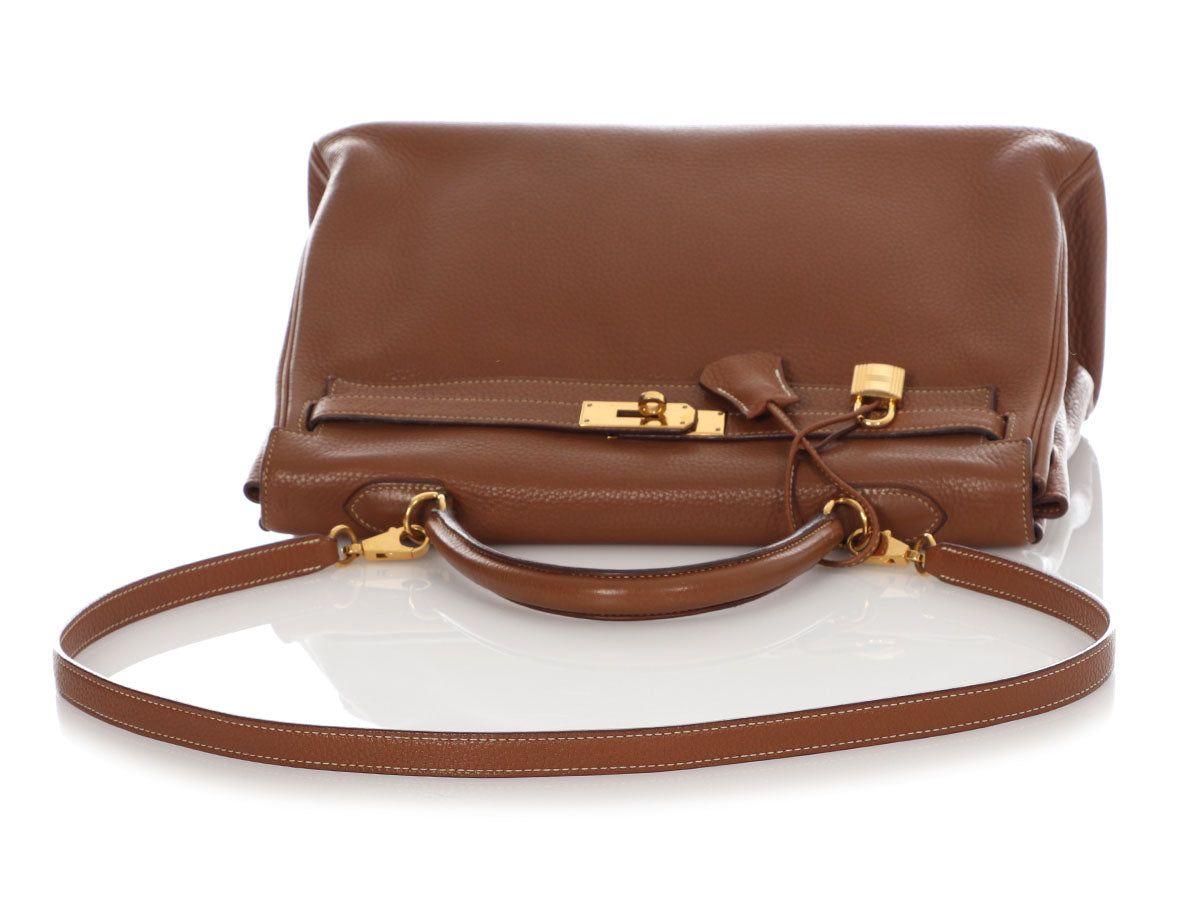 Hermès Kelly 35 Bag Menthe Clemence Leather - Gold Hardware