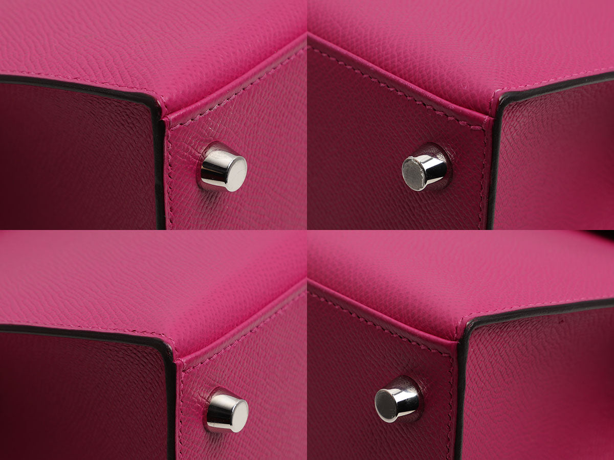 Hermès Long Rose Extreme Epsom Kelly Wallet - Ann's Fabulous Closeouts