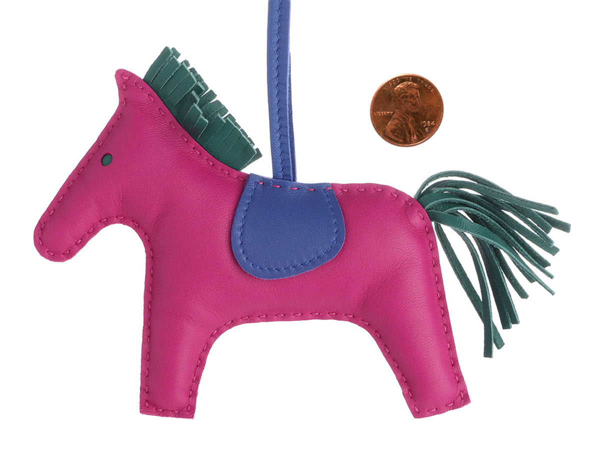 [New]HERMES Milo Lambskin Grigri Rodeo Horse Bag Charm PM