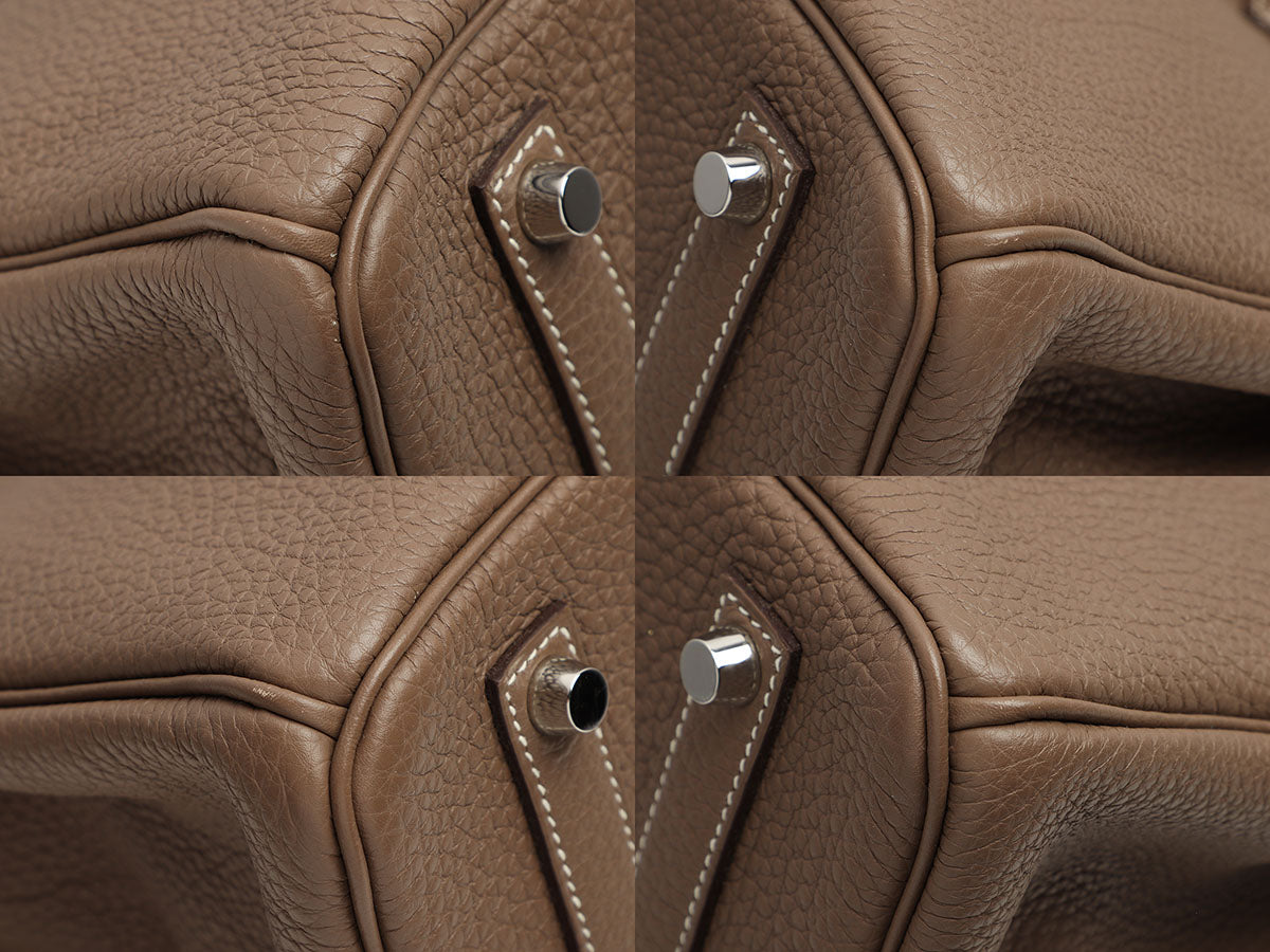Hermes Birkin 35 Etoupe Togo PHW (used), Women's Fashion, Bags & Wallets,  Cross-body Bags on Carousell