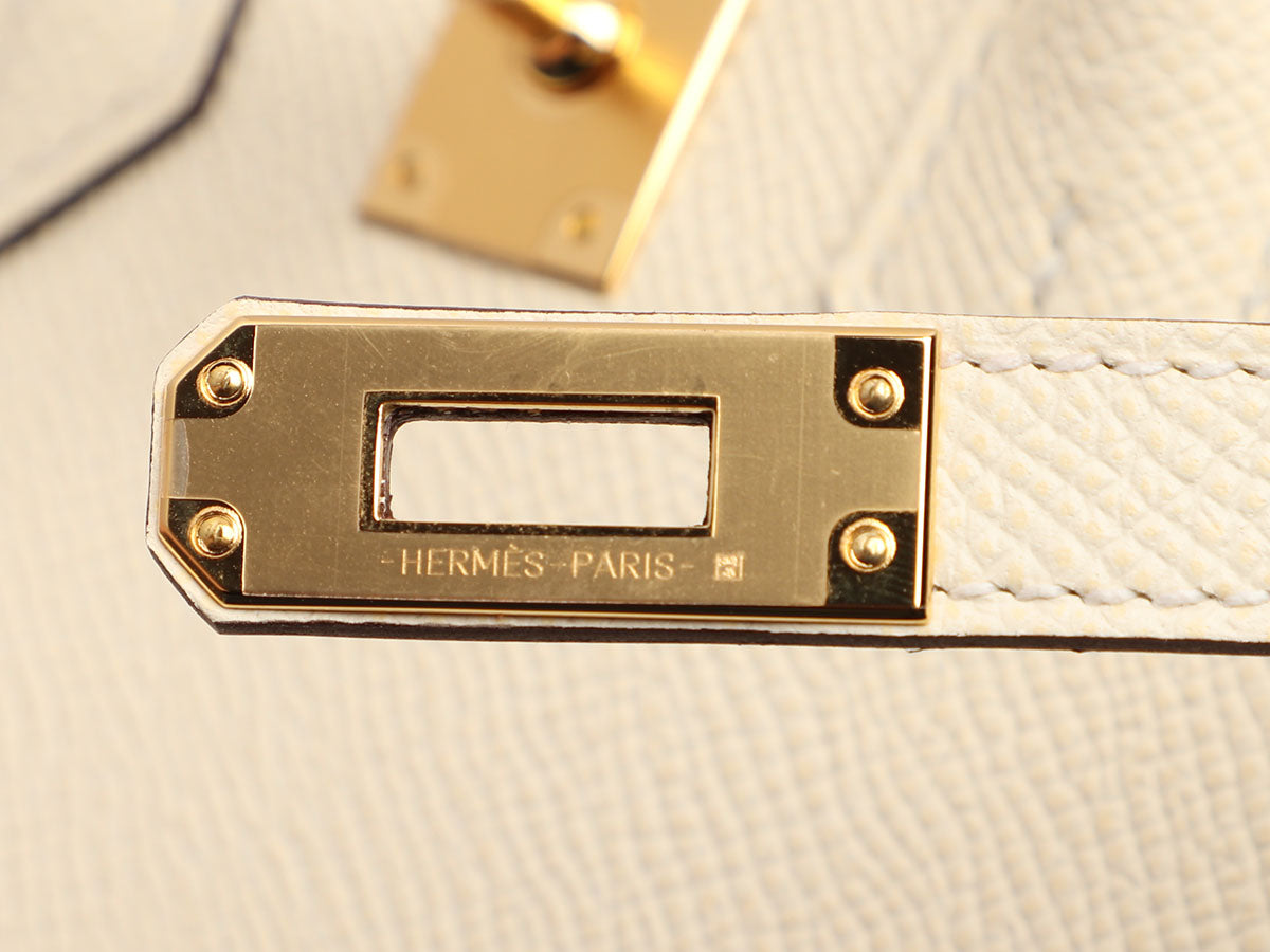 Hermes Kelly 25, Nata Epsom Leather