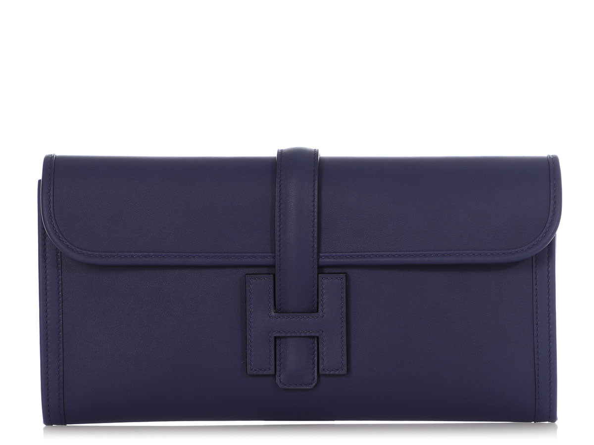 Hermes Violet Jige Elan 29 Clutch Bag at the best price