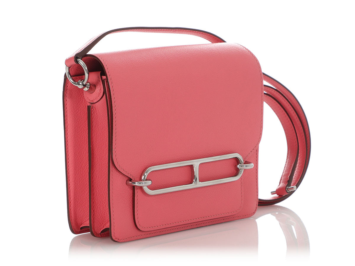 Hermès Rose Azalée Rodeo Bag Charm MM - Ann's Fabulous Closeouts