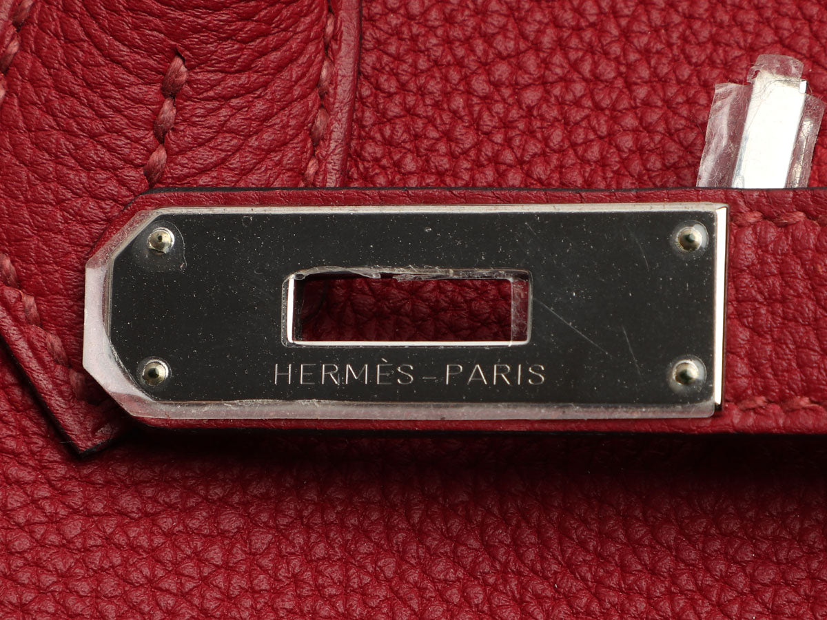 Hermes Red Togo Birkin 35 Hermes