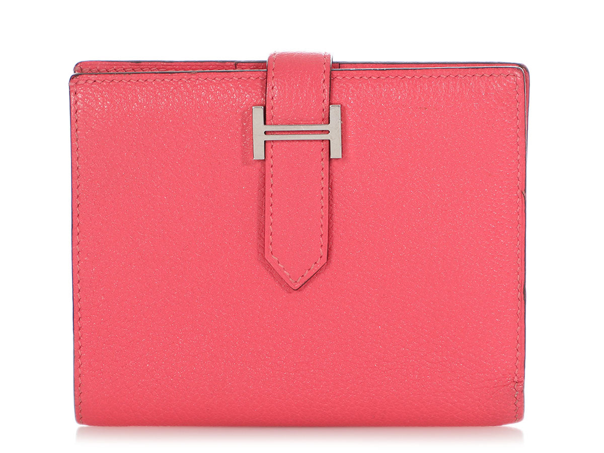 Hermes Constance Long Wallet with Colored 'H' Clasp