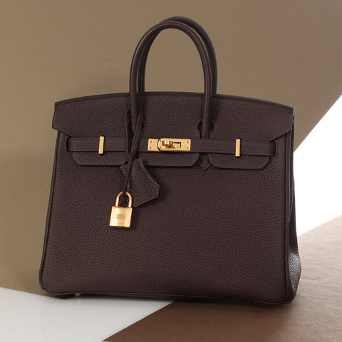 HERMÈS Kelly Touch 25 handbag in Black Togo leather and Lizard