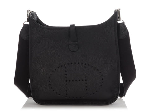 Hermès Black Clémence Evelyne III PM