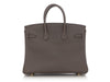 Hermès Etain Swift Birkin 25