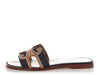 Hermès Denim and Leather Oran Sandals