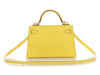 Hermès Mini Jaune de Naples Chèvre Kelly 20