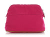 Hermès Pink Canvas Bolide Cosmetic Case