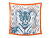 Hermès Tiger Royale Double-Sided Silk Scarf 90cm