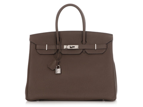 Hermès Taupe Togo Birkin 35