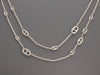 Hermès Sterling Silver Farandole Long Necklace 160