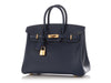 Hermès Dark Blue Swift Birkin 25