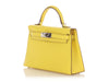 Hermès Jaune Citron Chèvre Kelly 20